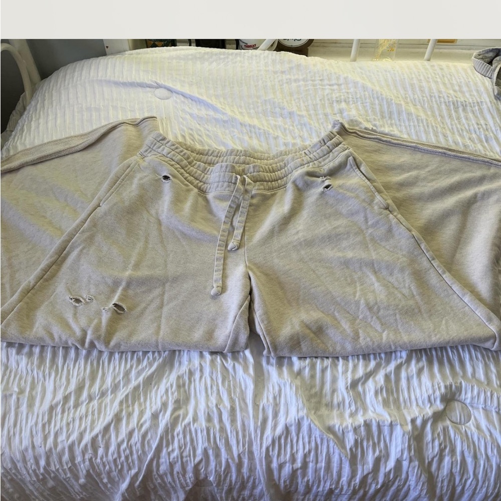 Aerie Soft Cream Lounge Pants